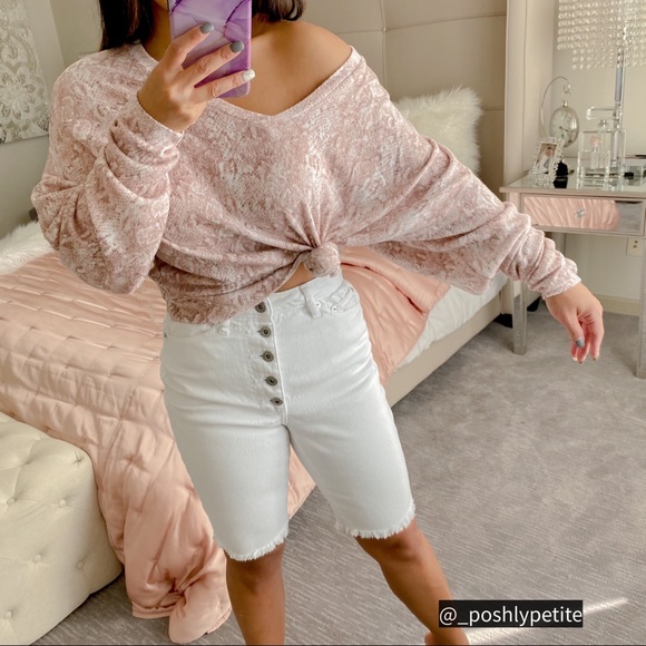 Freshman snakeskin slouchy v-neck pullover sweater - Picture 7 of 15